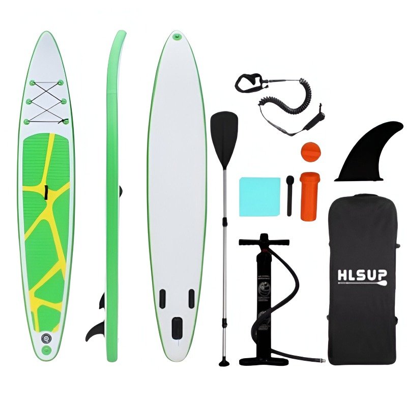 Paddle Gonflable Wattuo Marlin 3.80M - Vert & Blanc (NH200-1) 1 paddle gonflable wattuo marlin nh vert blanc