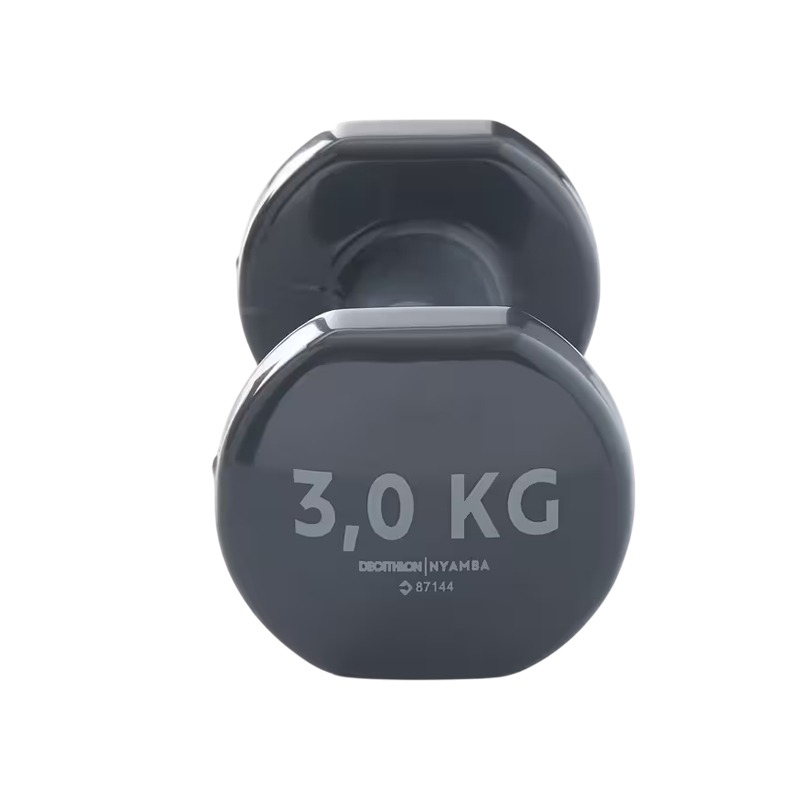 Paire D'haltères DOMYOSS Fitness 2*3 kg - Gris 3 paire d halteres fitness kg gris l
