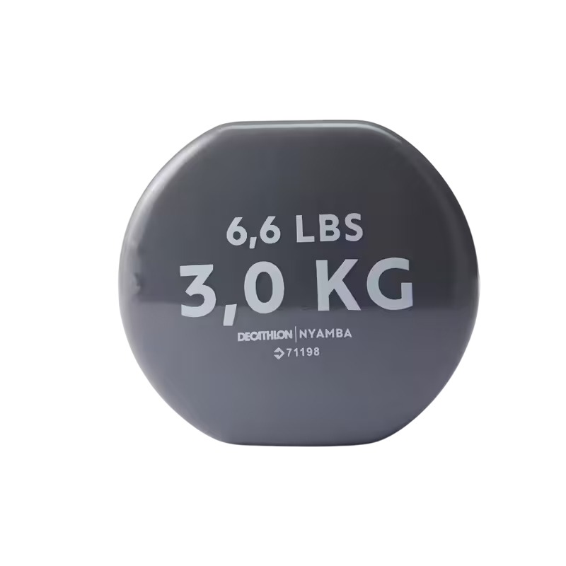 Paire D'haltères DOMYOSS Fitness 2*3 kg - Gris 6 paire d halteres fitness kg gris r
