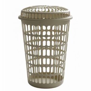 panier a linge plastique avec couvercle grege