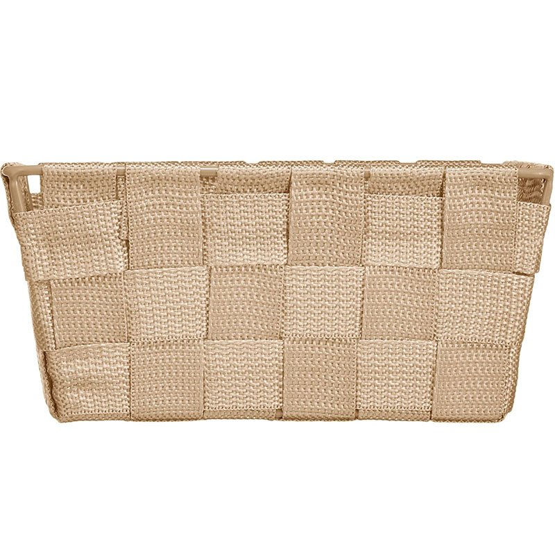panier de salle de bains wenko adria mini long beige