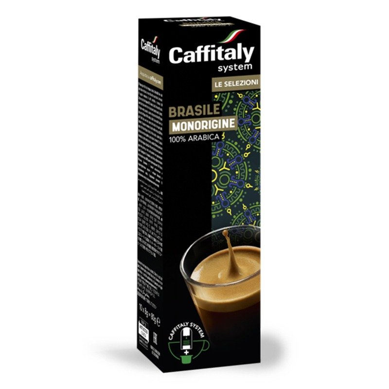 Paquet De 10 Capsules CAFFITALY Brasile 1 paquet de capsules caffitaly brasile avec filtres a