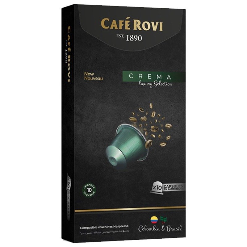 Paquet De 10 Capsules ROVI Alu Crema 1 paquet de capsules rovi alu crema