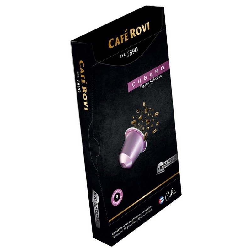 Paquet De 10 Capsules ROVI Alu Cubano 2 paquet de capsules rovi alu cubano