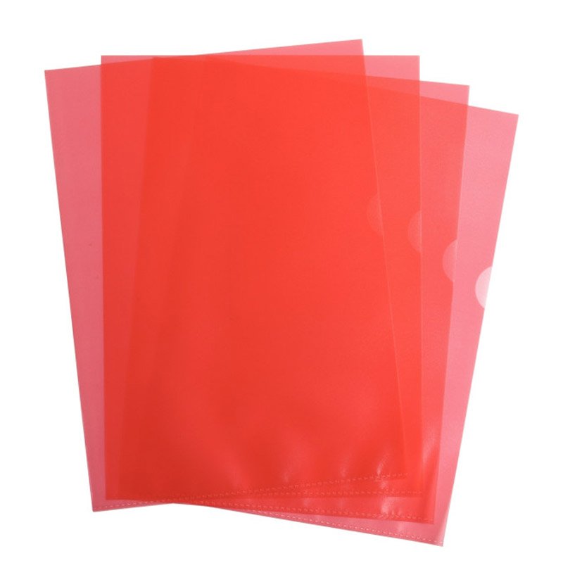 Paquet de 100 Pochettes Coin PP COSTO - Rouge (71213) 1 paquet de pochettes coin pp costo rouge