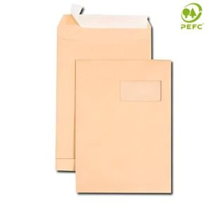 paquet de pochettes kraft gpv x mm marron adsq