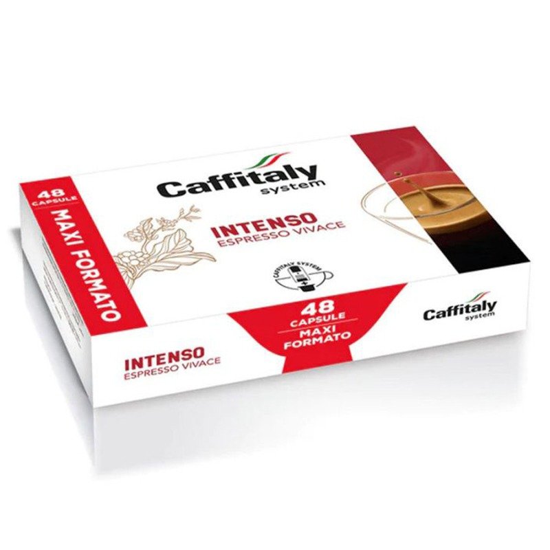 Paquet De 48 Capsules CAFFITALY Intenso 1 paquet de capsules caffitaly intenso t