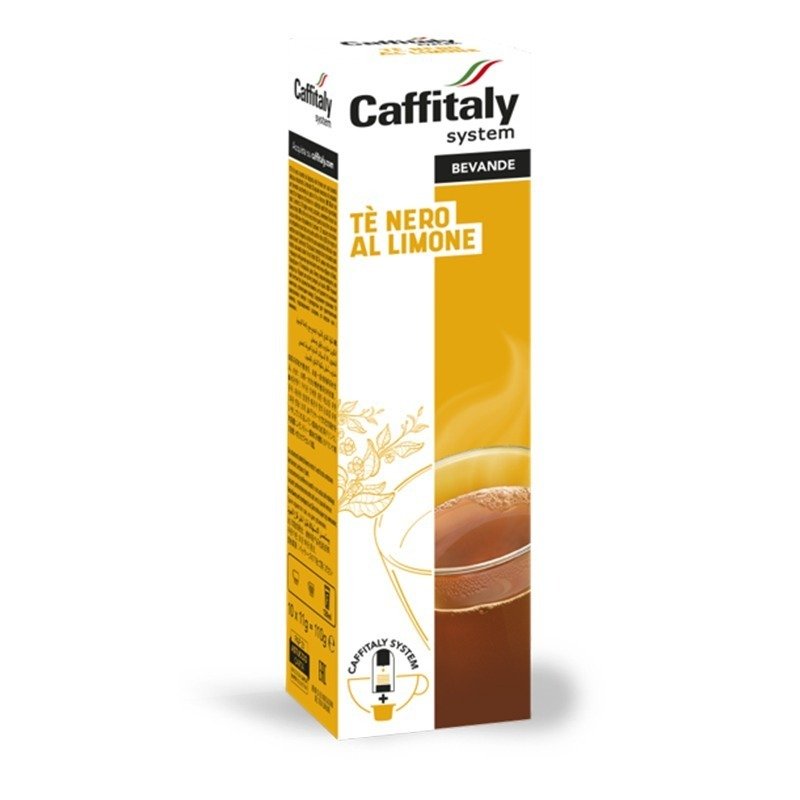 Paquet de 10 Capsules à Tea CAFFITALY Té Limone 1 paquet de capsules tea caffitaly t limone