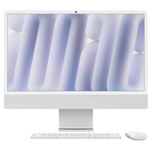 pc de bureau all in one apple imac m go go ssd silver mo