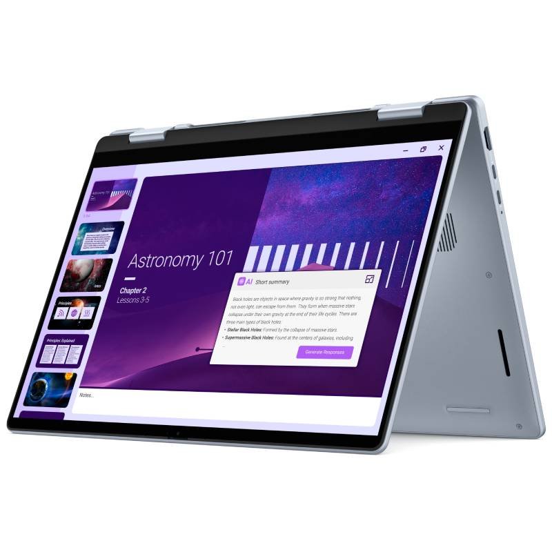 PC Portable DELL 14 Plus 2-en-1 Ultra 5 226V 16Go 512Go SSD - Bleu 2 pc portable dell plus en ultra v go go ssd bleu