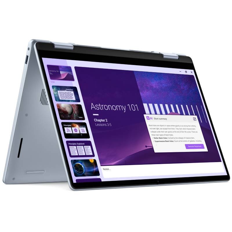 PC Portable DELL 14 Plus 2-en-1 Ultra 5 226V 16Go 512Go SSD - Bleu 1 pc portable dell plus en ultra v go go ssd bleu