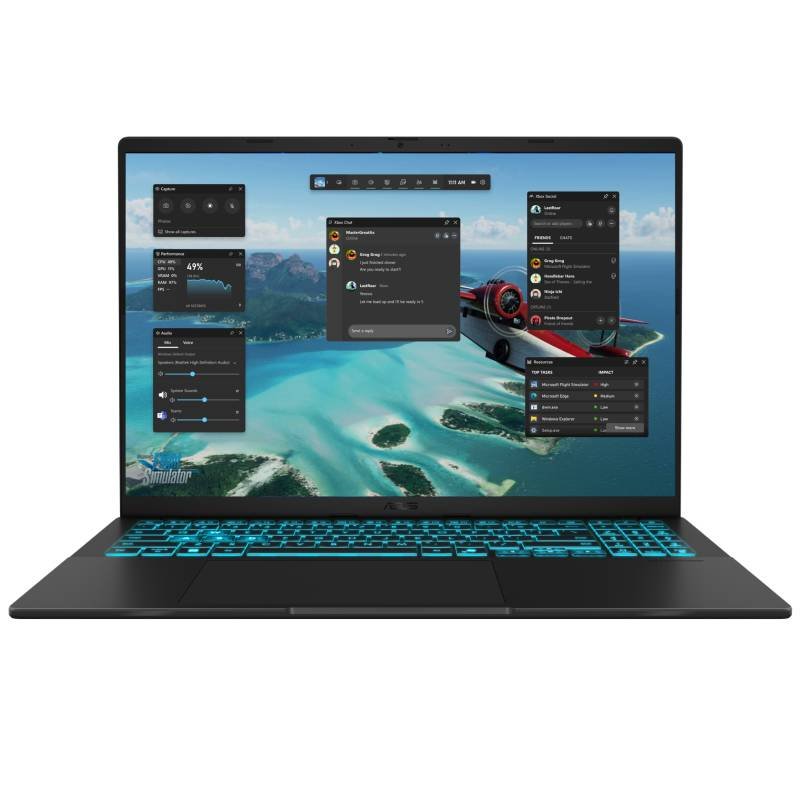 PC Portable Gamer ASUS V16 V3607VJ Intel Core 7 240H 32G RTX 3050 2 pc portable gamer asus v vvj intel core h g rtx b