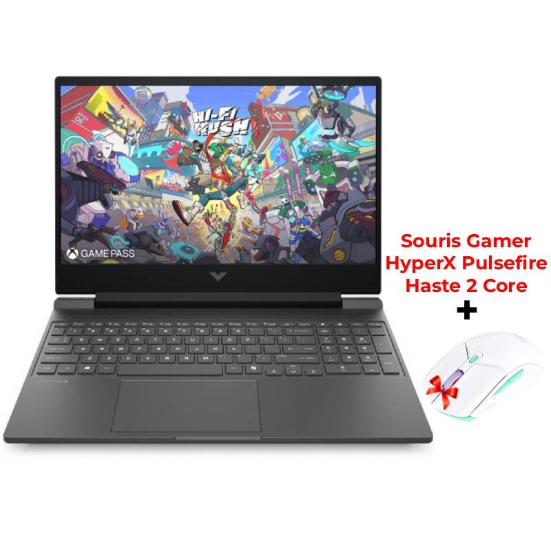 PC Portable Gamer HP Victus 15-fb3008nk AMD RYZEN 5 16G RTX 2050 1 pc portable gamer hp victus fbnk amd ryzen g rtx a
