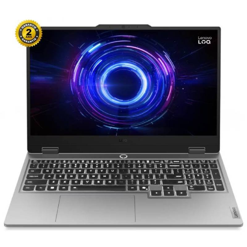 PC Portable Gamer LENOVO LOQ 15IRX10 i7 14è Gén 16Go RTX 5060 1 pc portable gamer lenovo loq irx i e gen go rtx