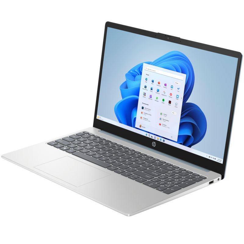 PC Portable HP 15-fc0091nk AMD RYZEN 5 8Go 512Go SSD - Silver & Bleu 3 pc portable hp fcnk amd ryzen go go ssd silver bleu
