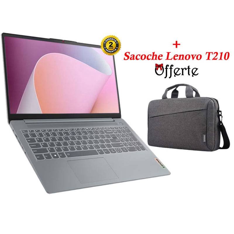 PC Portable LENOVO IdeaPad Slim 3 15AMN8 AMD RYZEN 3 8G 256G SSD - Gris 1 pc portable lenovo ideapad slim amn amd ryzen g g ssd gris a
