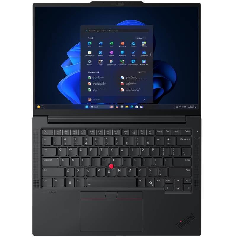 PC Portable LENOVO ThinkPad E14 Gen 7 Ultra 7 255H 16G 512G SSD - Noir 3 pc portable lenovo thinkpad e gen ultra h g g ssd noir