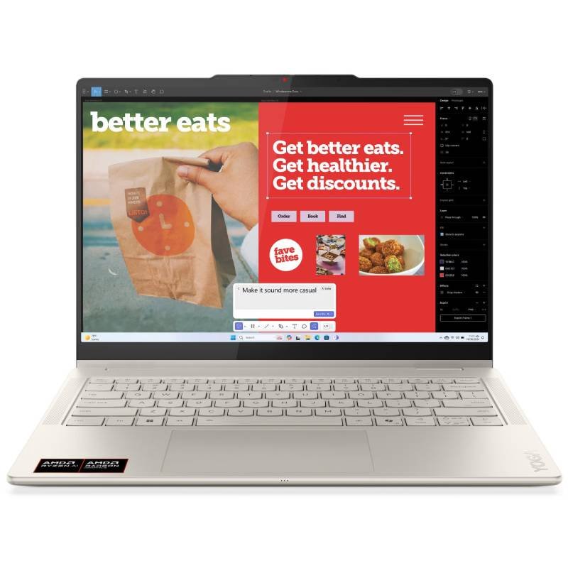 PC Portable LENOVO Yoga 7 2-en-1 14AKP10 AMD Ryzen AI 7 350 16Go 512Go SSD 5 pc portable lenovo yoga en akp amd ryzen ai go go ssd