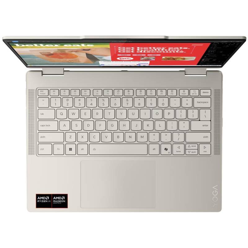 PC Portable LENOVO Yoga 7 2-en-1 14AKP10 AMD Ryzen AI 7 350 16Go 512Go SSD 6 pc portable lenovo yoga en akp amd ryzen ai go go ssd