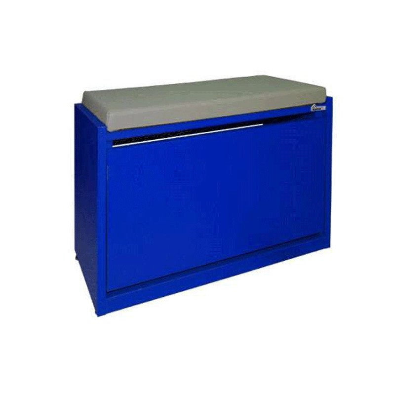Porte Chaussures Banquette PC27BL - Bleu 1 pcbl