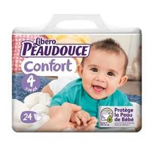 PEAUDOUCE CONFORT COUCHE BEBE 9-18 KG TAILLE 4 24 UNITES 3 peaudouce confort kg taille unites