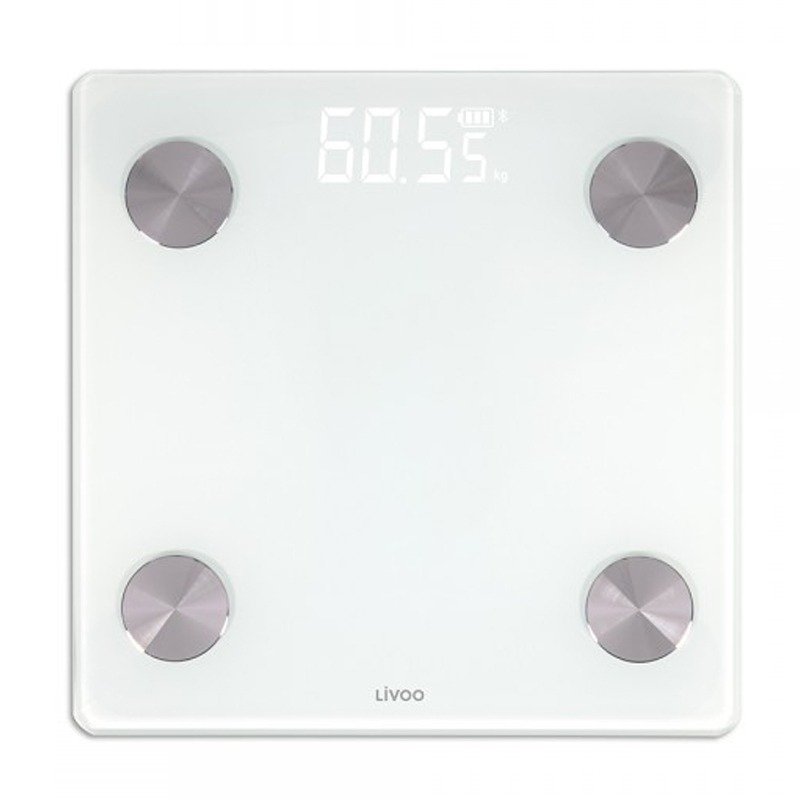 Pèse Personne Impédancemètre Connecté LIVOO DOM528W - Blanc 2 pese personne impedancemetre connecte livoo domw blanc