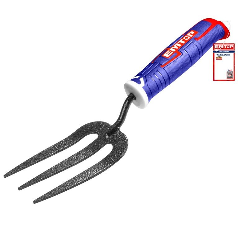 Petit Fourchette de Jardin Emtop EHFTF38 - Bleu 1 petit fourchette de jardin emtop ehftf bleu