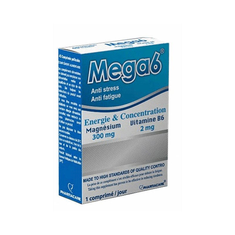 PHARMACARE MEGA 6, 45 COMPRIMES 1 pharmacare mega comprimes