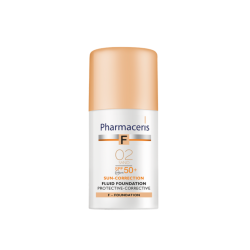 PHARMACERIS F FOND DE TEINT SPF 50+ (02 SAND) 30ML 4 pharmaceris f fond de teint spf sand ml