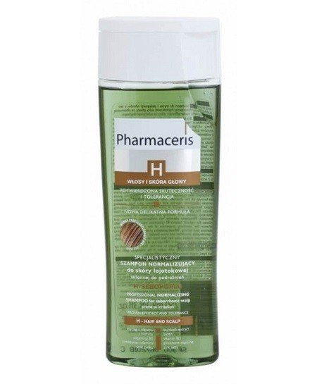 PHARMACERIS SHAMPOOING NORMALISANT CHEVEUX GRAS H-SEBOPURINE 250 ML 1 pharmaceris shampooing normalisant cheveux gras h sebopurine ml