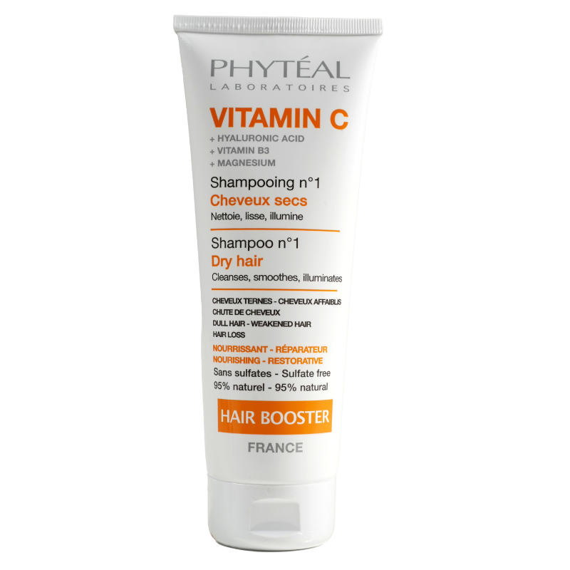 PHYTEAL VITAMINE C SHAMPOOING BOOSTER N°1 CHEVEUX SECS 250 ML 1 phyteal vitamine c shampooing booster n cheveux secs ml