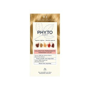 PHYTO PHYTOCOLOR 9.3 BLOND TRES CLAIRE DORE 1 KIT 3 phyto phytocolor blond tres claire dore kit