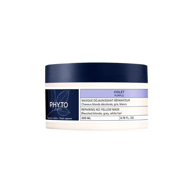 PHYTO VIOLET MASQUE DEJAUNISSANT REPARATEUR 200ML 1 phyto violet masque dejaunissant reparateur ml