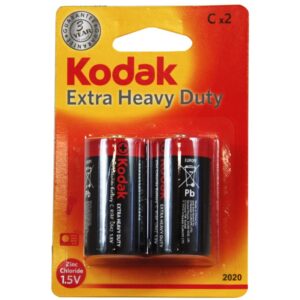 pile kodak extra heavy duty au carbone zinc c b r