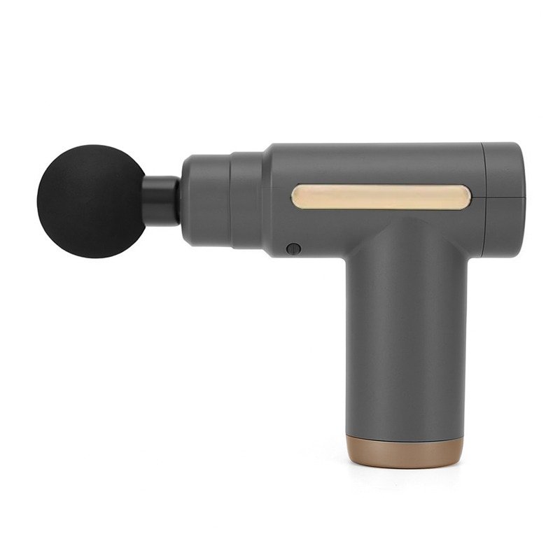 Pistolet de Massage Musculaire Sans Fil - Gris 2 pistolet de massage musculaire sans fil gris
