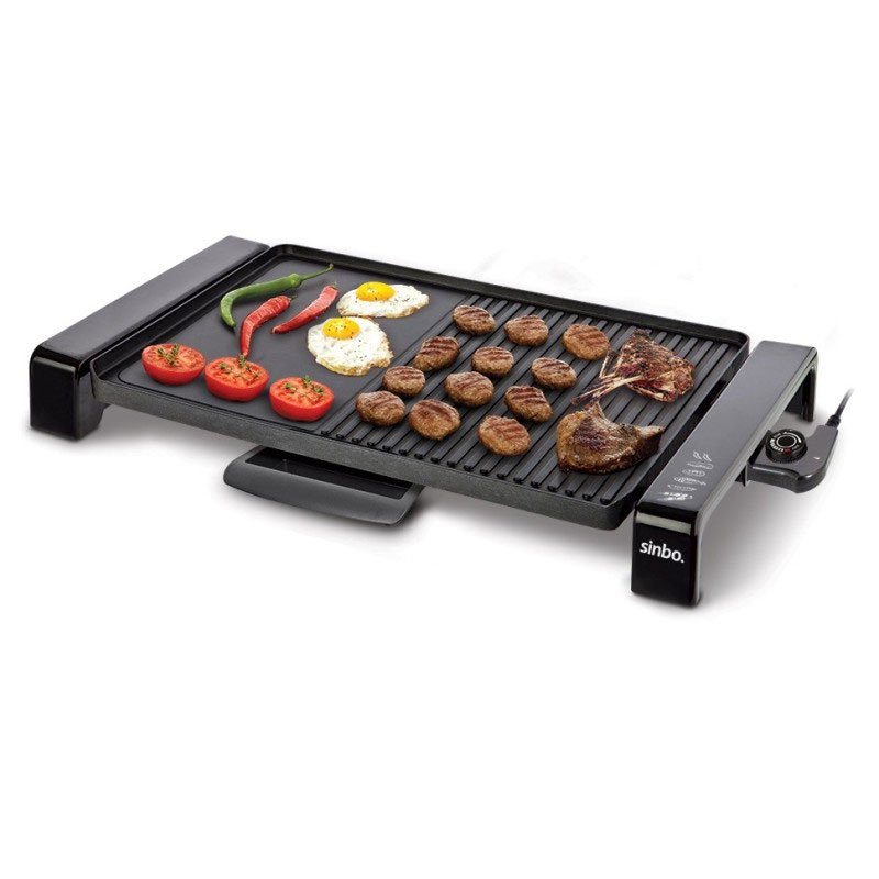 Plancha Grill Électrique SINBO 2000W - Noir 1 plancha grill lectrique sinbo w noir