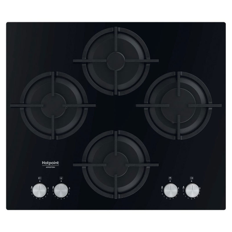 Plaque de Cuisson Encastrable ARISTON AGS-61S-BK 4 Feux 60cm - Noir 1 plaque de cuisson ariston ags s bk feux cm noir