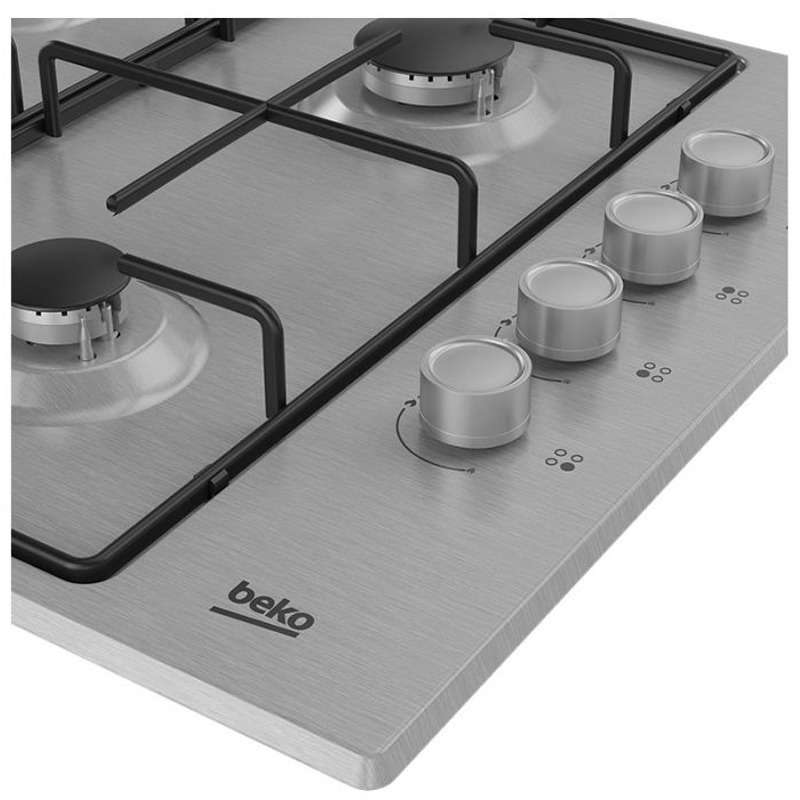 Plaque de Cuisson Encastrable BEKO HIGG64123SXL 4 Feux 61 cm - Inox 5 plaque de cuisson beko higgsxl feux cm inox