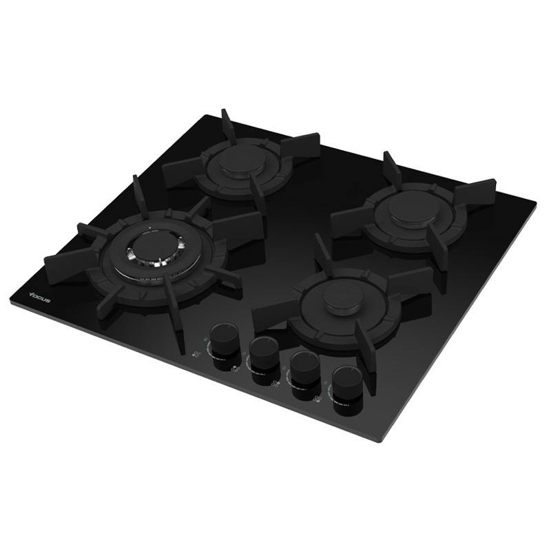 Plaque de Cuisson Encastrable FOCUS F415B 4 Feux 60 cm - Noir 2 plaque de cuisson focus fb feux cm noir r