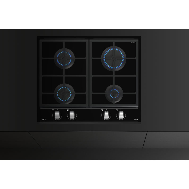 Plaque De Cuisson Encastrable TEKA GZC64300 4 feux 60CM - Noir 4 plaque de cuisson teka feux cm noir y