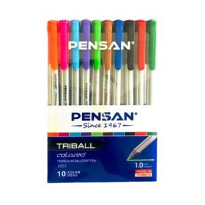 pochette de stylos a bille pensan triball assortis