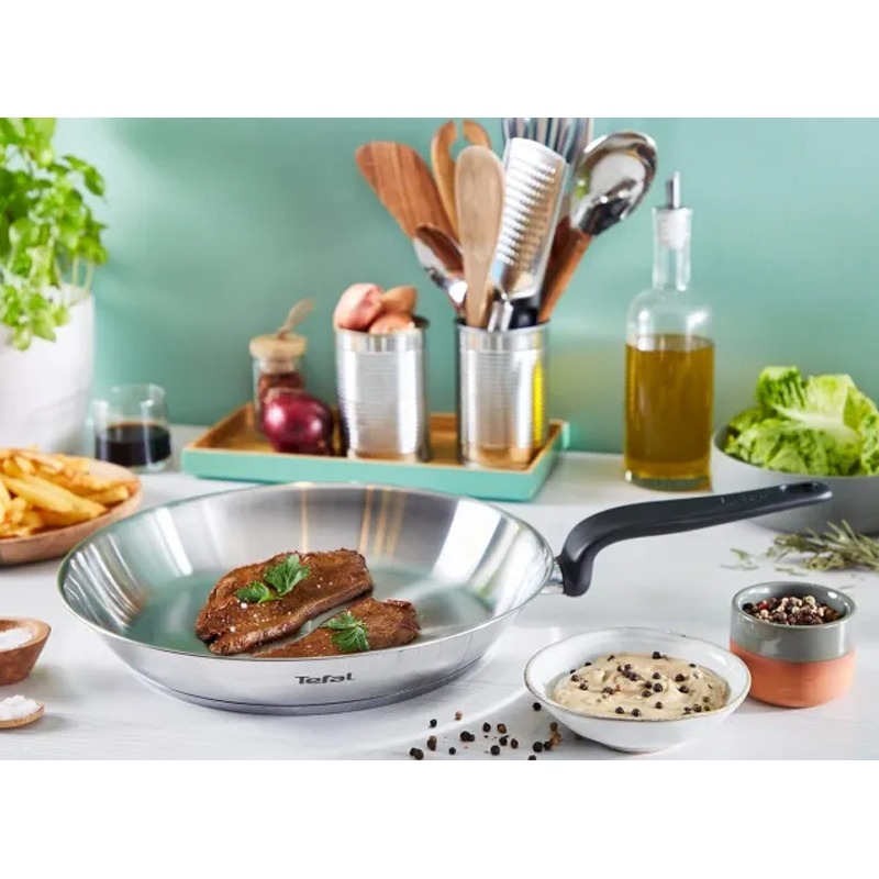 Poêle TEFAL Primary 28 cm - Inox 3 poele tefal primary cm inox