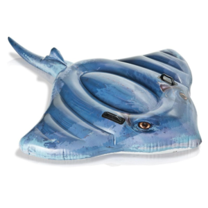 poisson raie manta gonflable intex bleu
