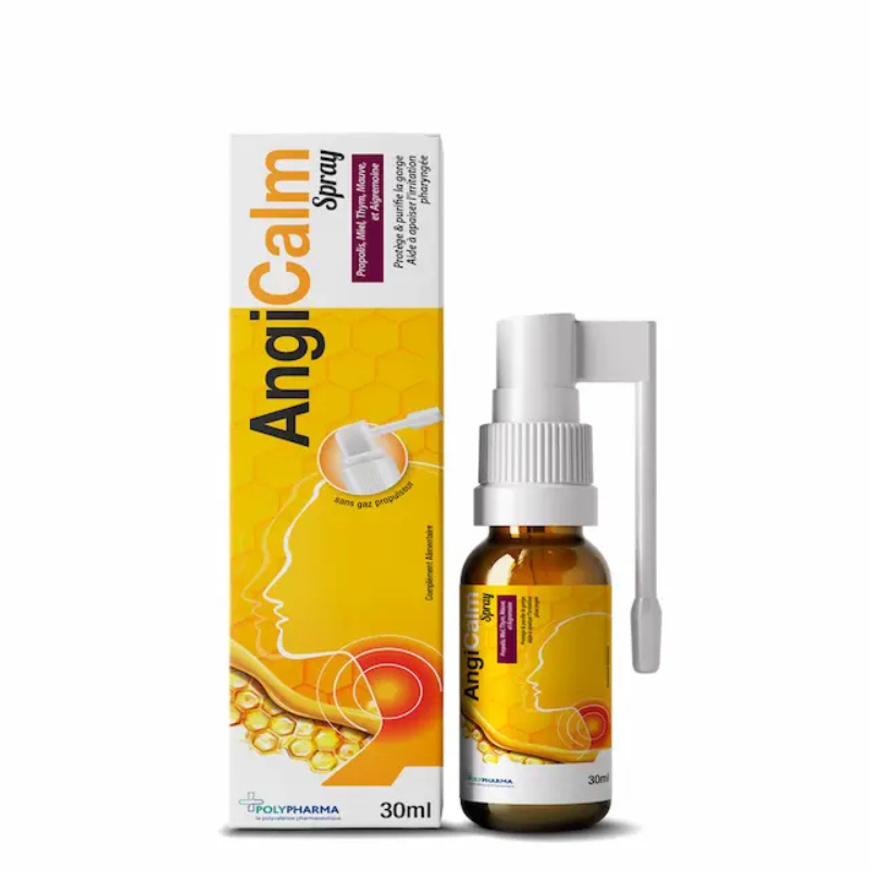 POLYPHARMA ANGICALM SPRAY 30ML 1 polypharma angicalm spray ml