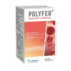 POLYPHARMA POLYFER 30 CAPSULES 4 polypharma polyfer capsules