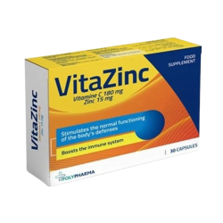POLYPHARMA VITAZINC 30 CAPSULES 2 polypharma vitazinc capsules