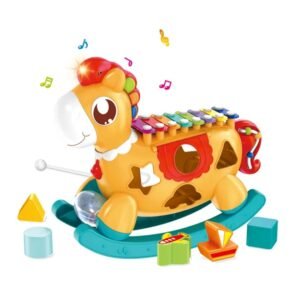 poney musical avec bloc pour enfant