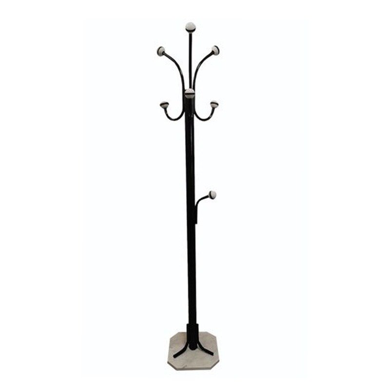 Porte Manteaux ROYAL HOME Luxe Avec marbre Épais - Noir 1 porte manteaux royal home luxe avec marbre blanc
