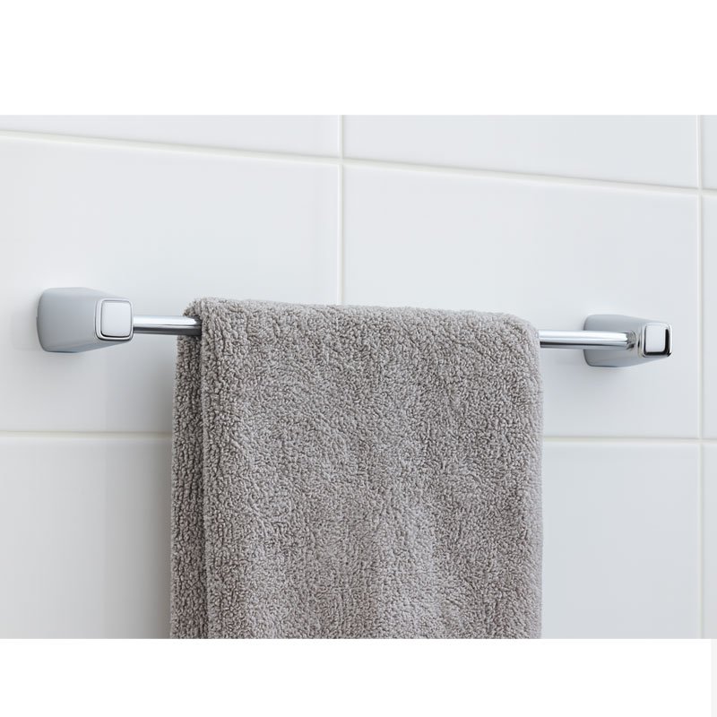 Porte Serviette KWARTZ ASS04017 - Silver 2 porte serviette kwartz ass silver