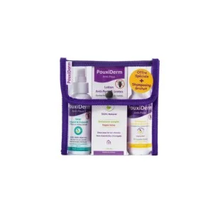 POUXIDERM PACK LOTION+REPULSIF+SHAMPOOING 3 pouxiderm pack lotionrepulsifshampooing